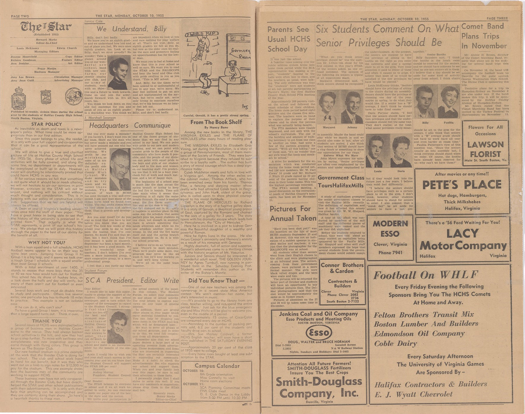 Donated to LVA-The Star-A High School Paper That Gets High Marks