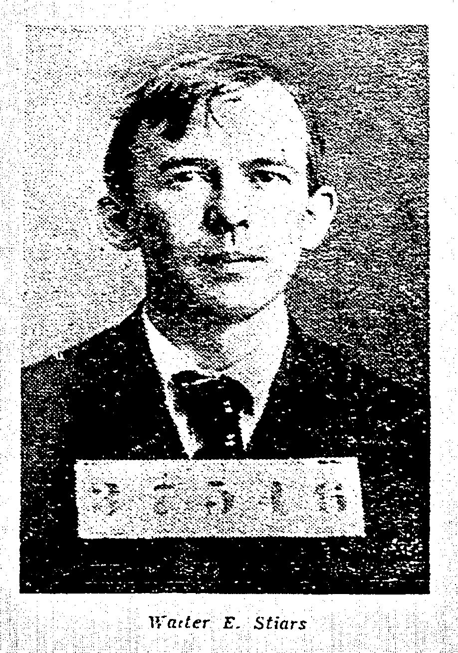 Mug Shot Monday:  Walter E. Stiars, No. 5833