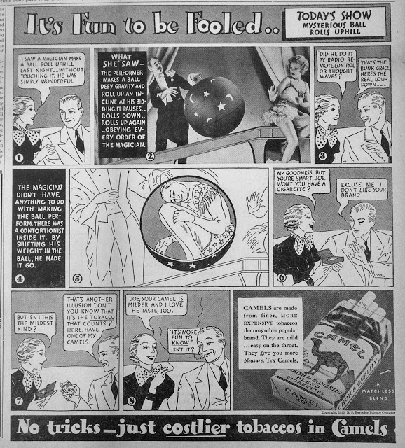 More Early 1930’s Cigarette Advertising: Action & Vitality