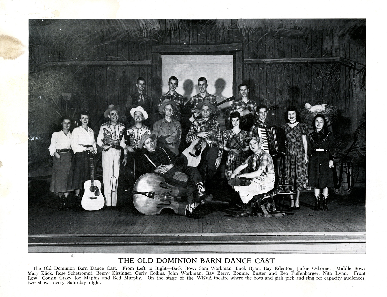 Give Me That Old Time Music: WRVA’s Old Dominion Barn Dance