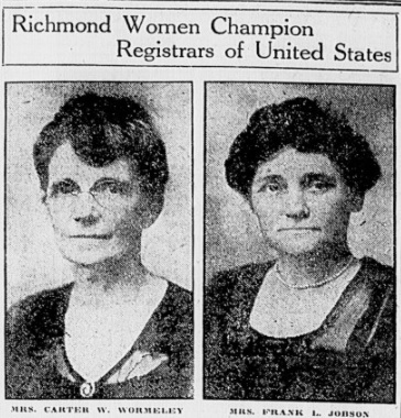 “Really and truly a citizen”: Virginia Women Register to Vote in 1920