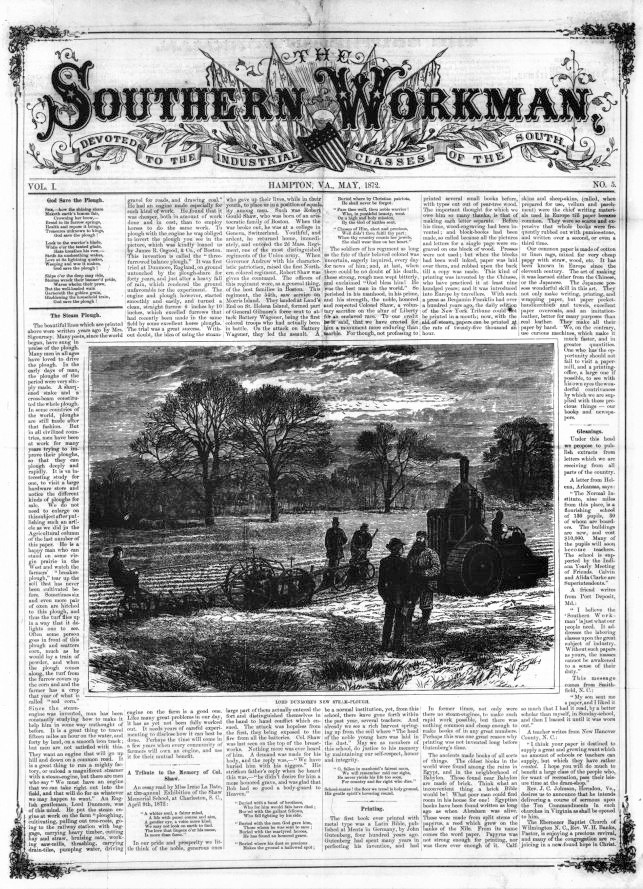 Devoted to the Industrial Classes of the South: The Southern Workman on Virginia Chronicle