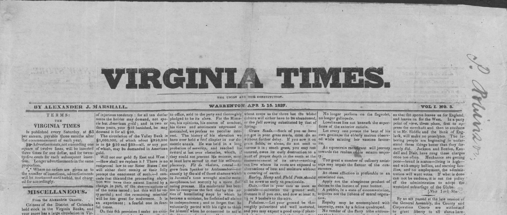 Breaking News for Virginia Chronicle!