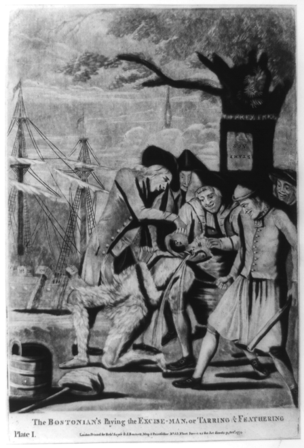 “A Fashionable Suit of Tar and Feathers”