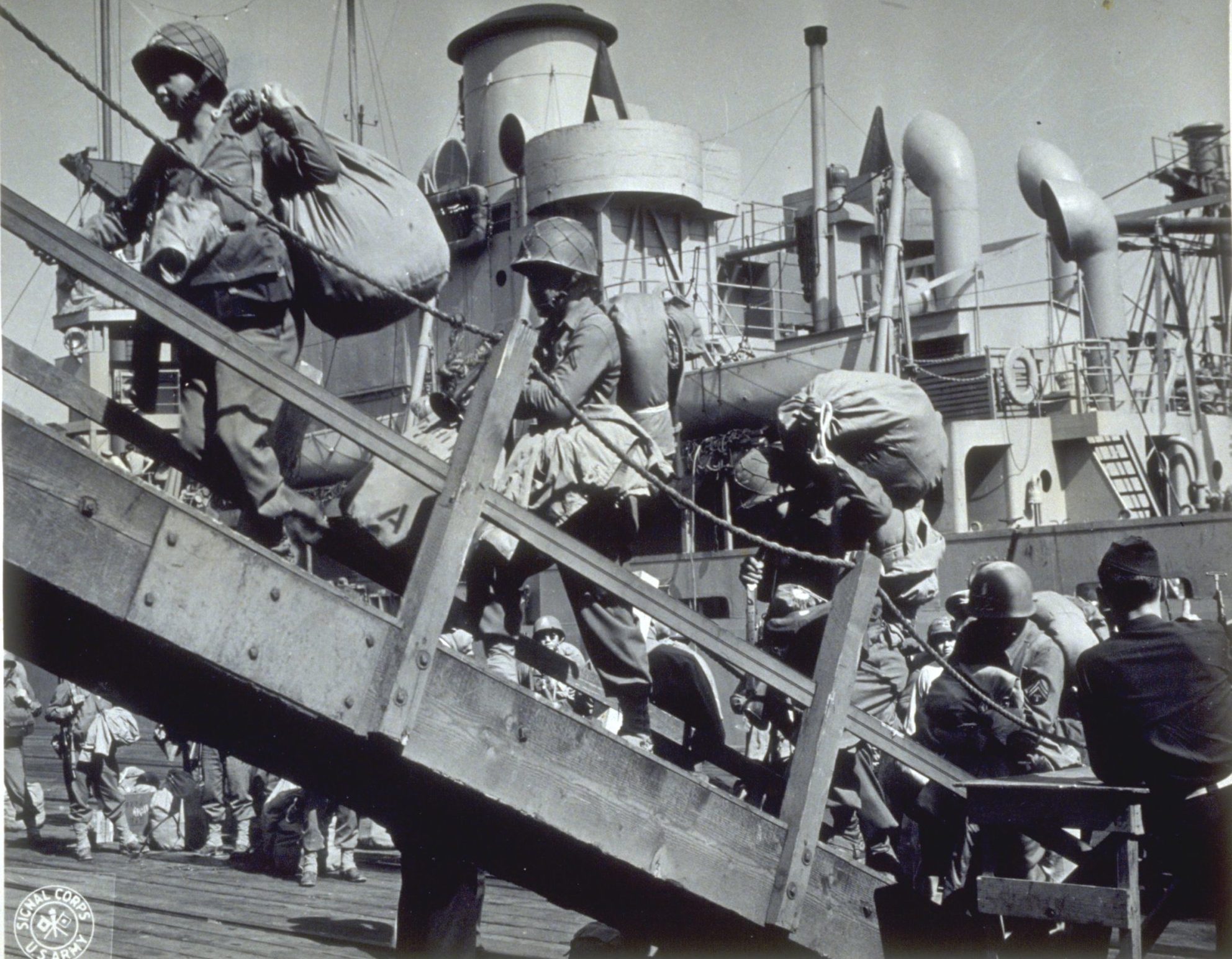 The 442nd Regiment Combat Team at the Hampton Roads Port of Embarkation